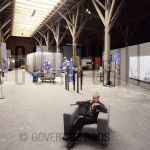 09-07-2001 Marte Roling at art gallery at Uithuizingen at Groningen 

[keywords]Eyecontact, Posed, Full Length, Art[/keywords]